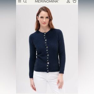 Merinomink Shell Cardigan